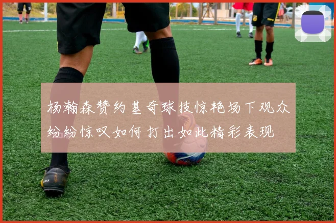 杨瀚森赞约基奇球技惊艳场下观众纷纷惊叹如何打出如此精彩表现